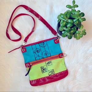 The Sak Neon Leather Purse